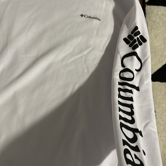 NWT COLUMBIA Vintage 100% white sweatshirt mens XXL 2XL - Picture 2 of 4